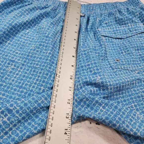 Johnnie O MENS SIZE S Mallon Swim Surf Shorts Fully Lined Laguna Blue - Picture 8 of 13